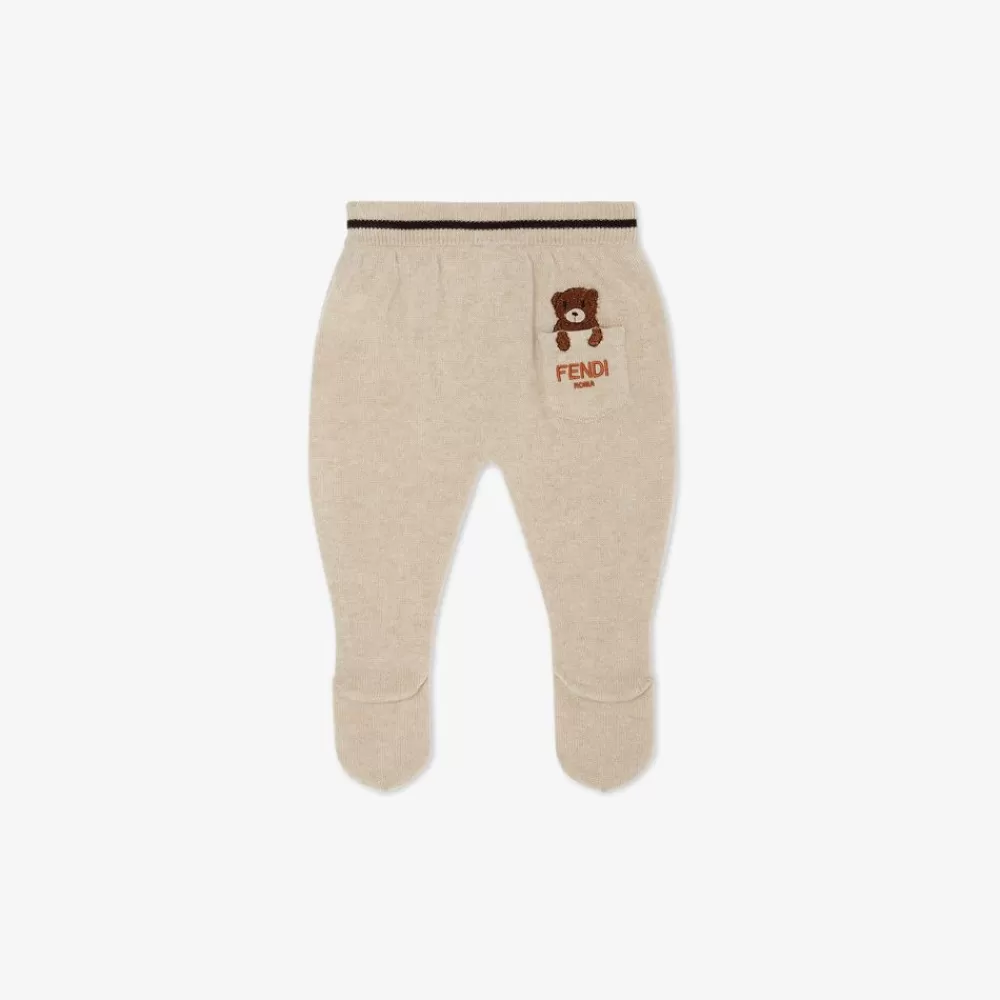 Bambino>Fendi Ghettine Baby 100% Cashmere Beige