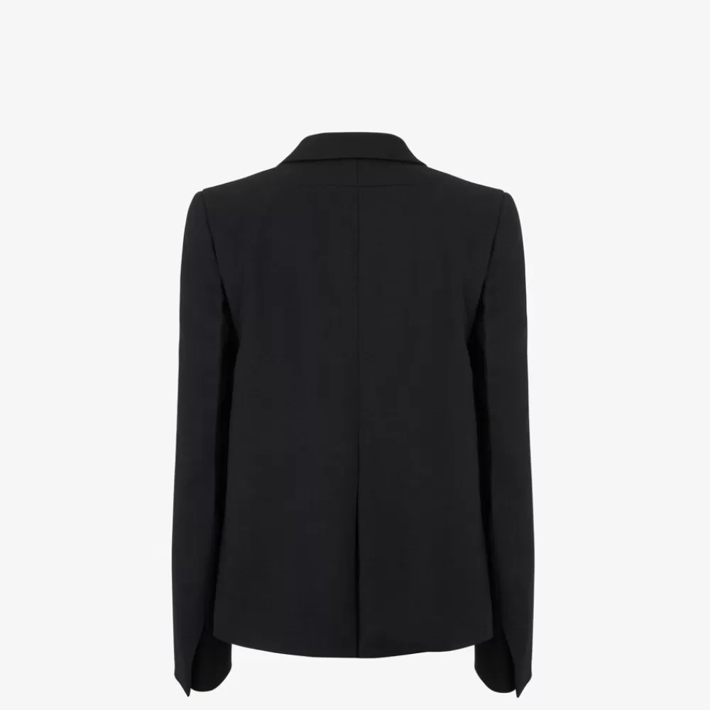 Completi>Fendi Giacca In Lana Nera