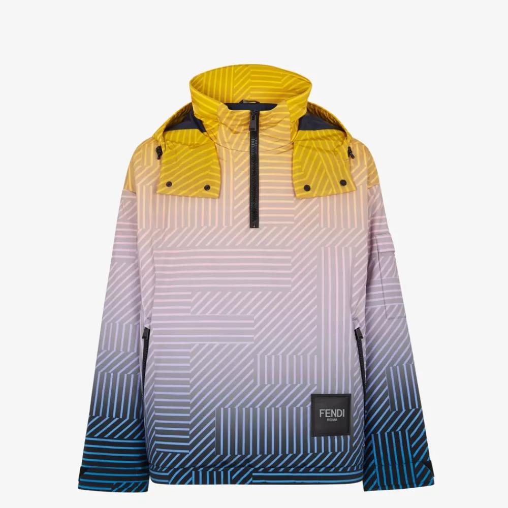 Skiwear>Fendi Giacca In Tessuto Tecnico Multicolor