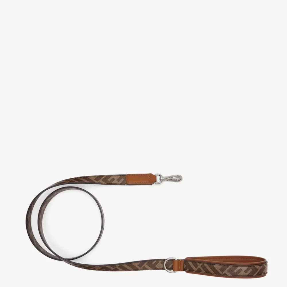 Accessori Per Animali Domestici>Fendi Guinzaglio In Tessuto Marrone