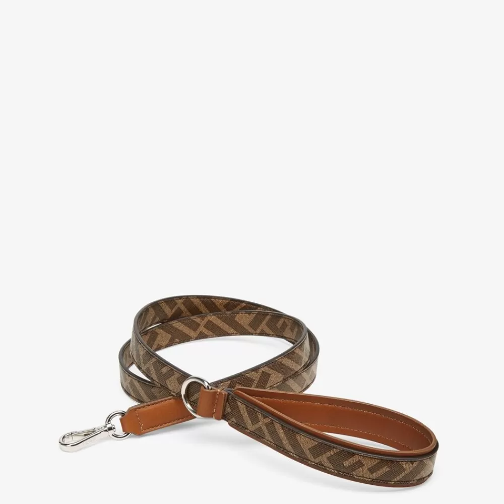 Accessori Per Animali Domestici>Fendi Guinzaglio In Tessuto Marrone