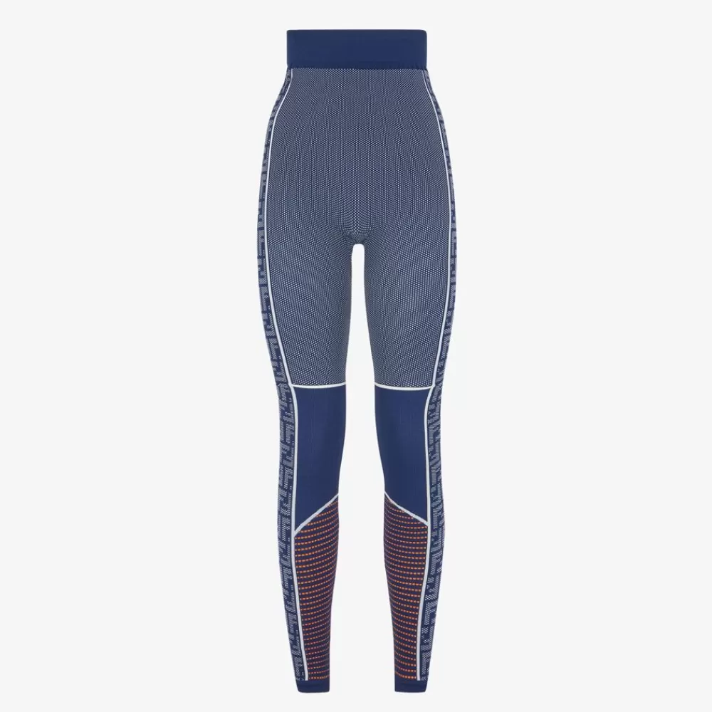 Skiwear>Fendi Leggings In Seamless Blu