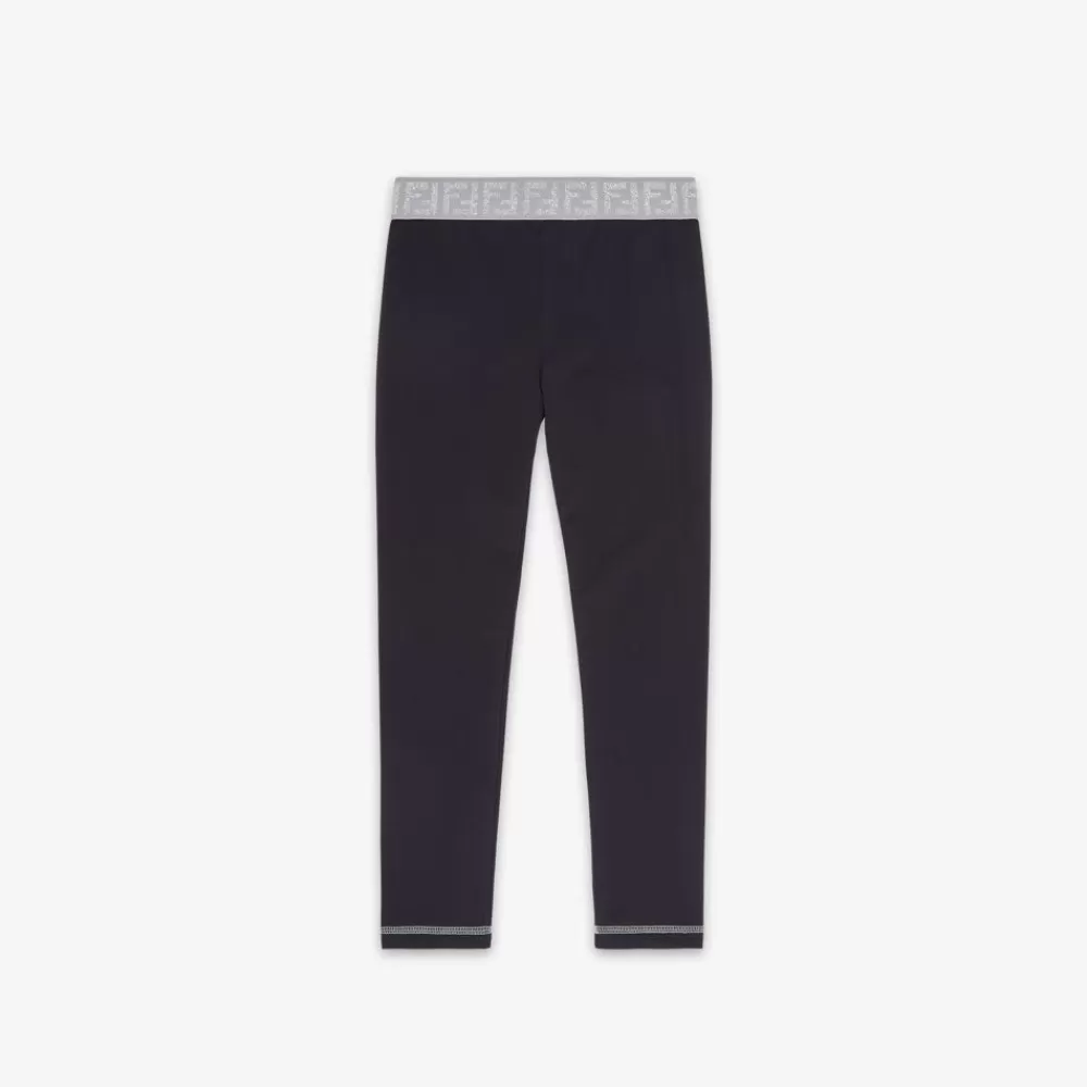 Abbigliamento>Fendi Leggings Junior In Lycra Nera