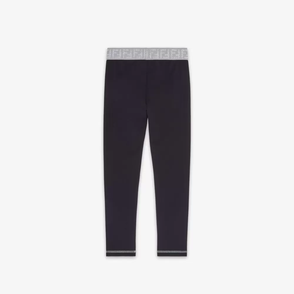 Abbigliamento>Fendi Leggings Junior In Lycra Nera