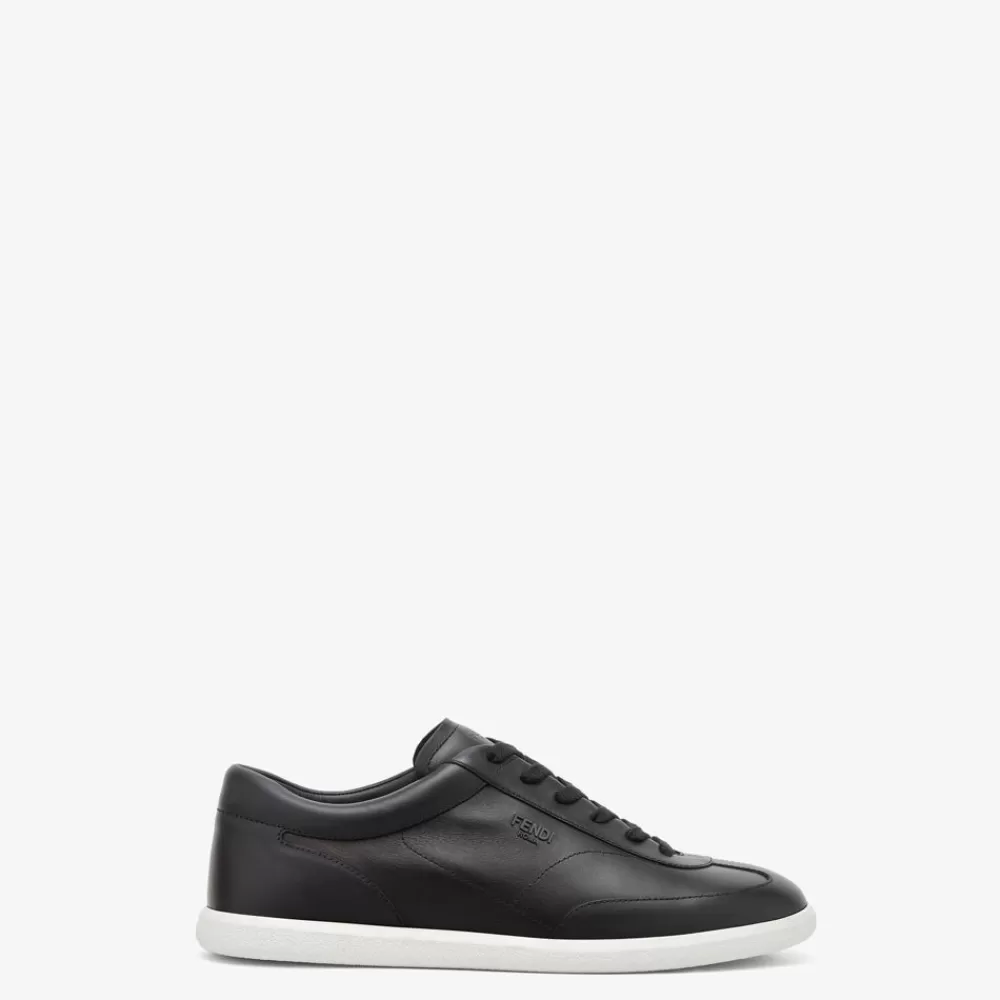 Fendi Flow>Fendi Low Top In Pelle Nera