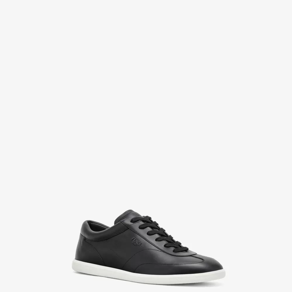 Fendi Flow>Fendi Low Top In Pelle Nera