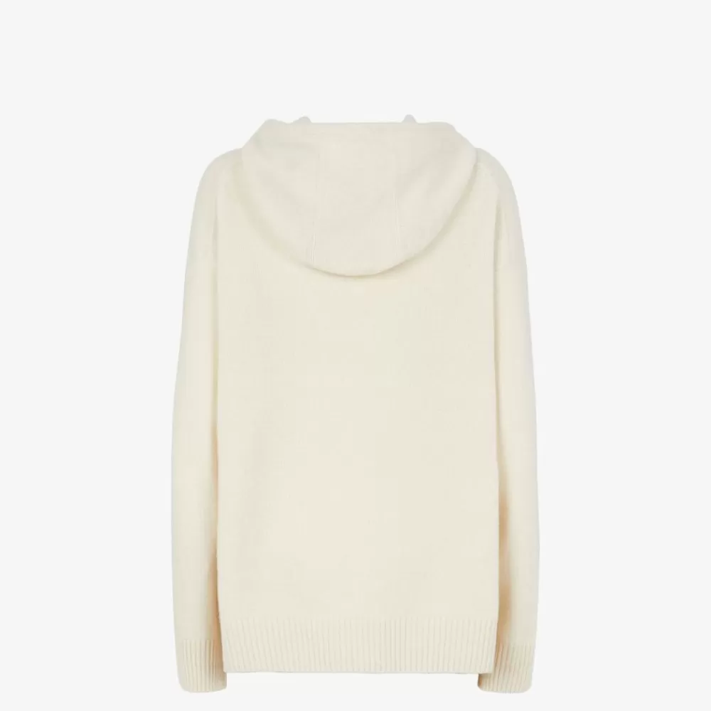 Maglieria>Fendi Maglia In Cashmere Bianco