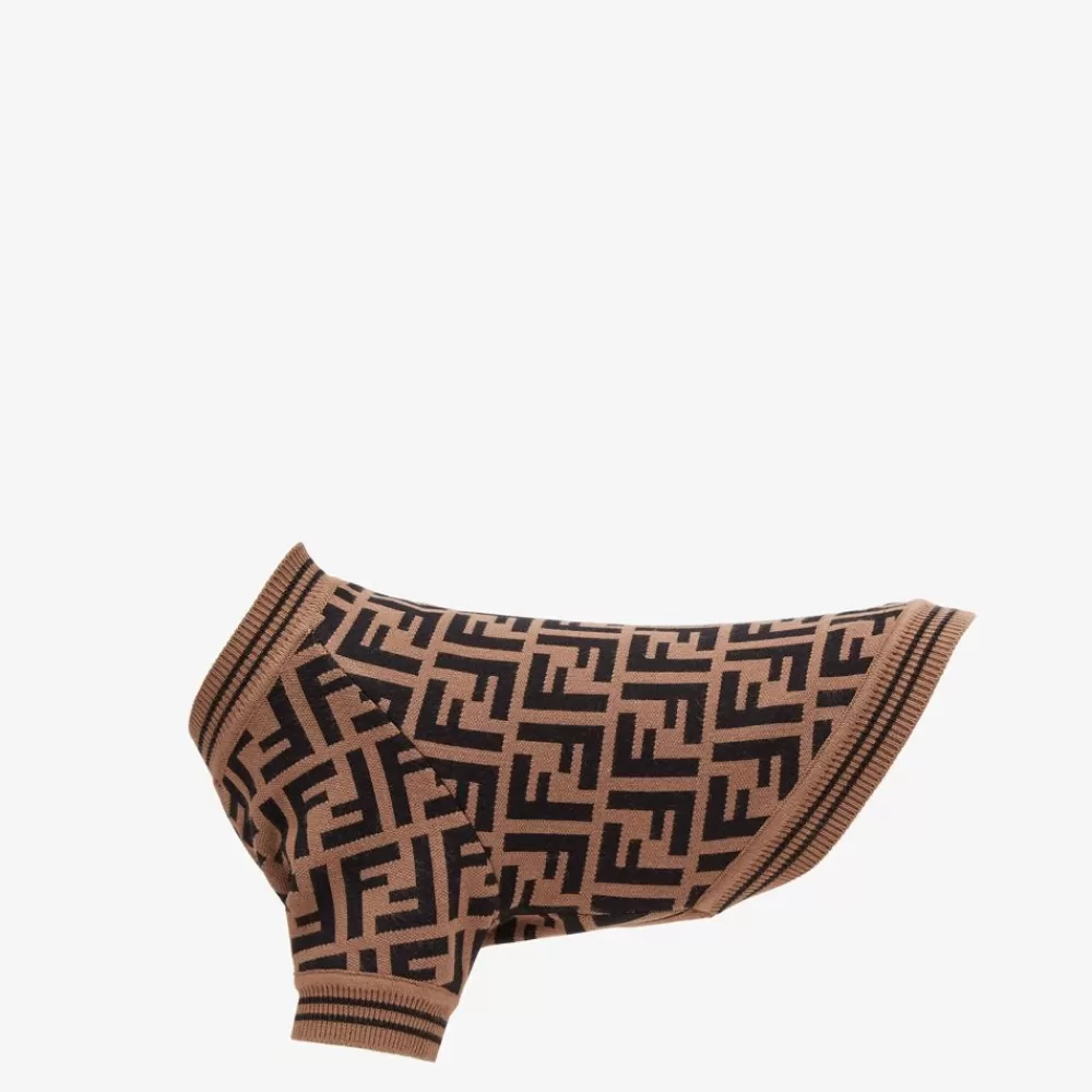 Accessori Per Animali Domestici>Fendi Maglia In Jersey Marrone