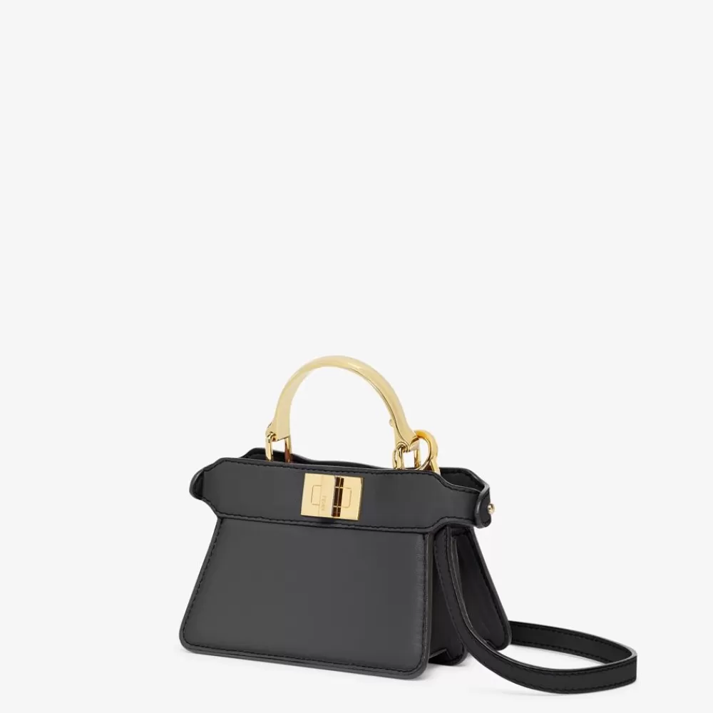 Miniature Bags>Fendi Minibag In Nappa Nera