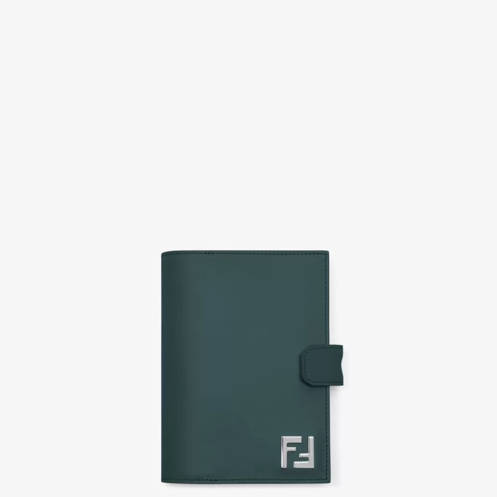 Viaggi E Lifestyle>Fendi Notebook In Pelle Verde