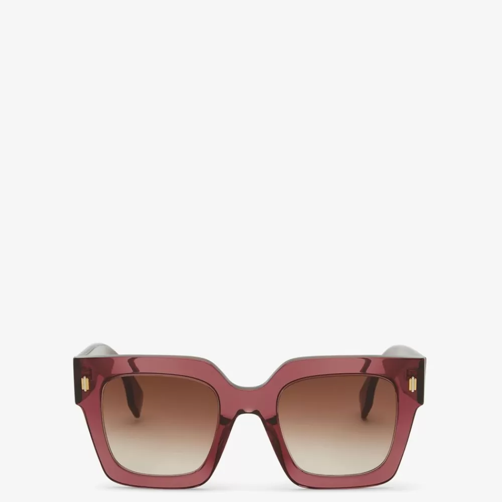 Occhiali>Fendi Occhiali Da Sole In Acetato Viola
