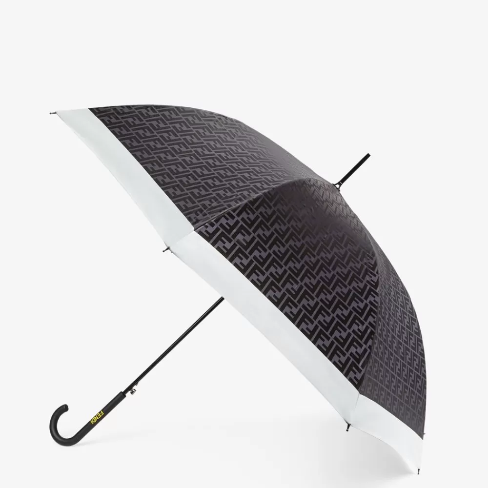Viaggi E Lifestyle>Fendi Ombrello In Tessuto Tecnico Nero
