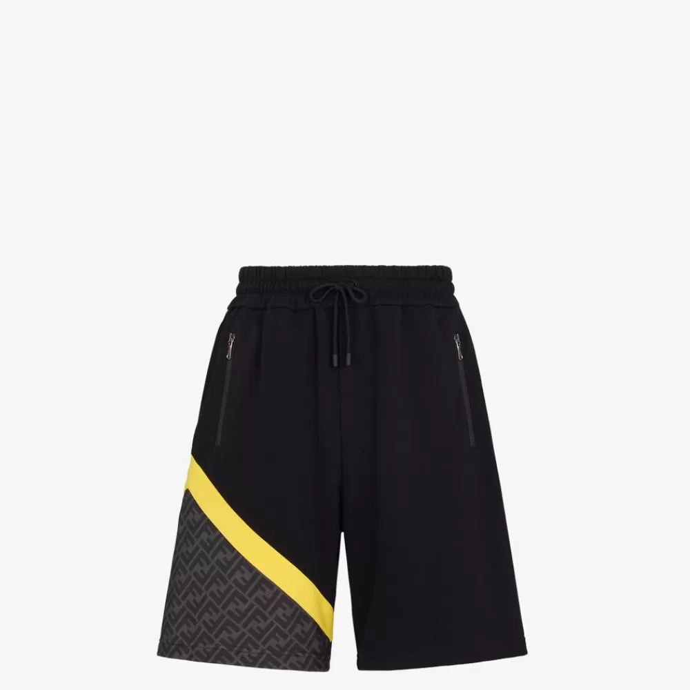Activewear>Fendi Pantalone In Jersey Nero