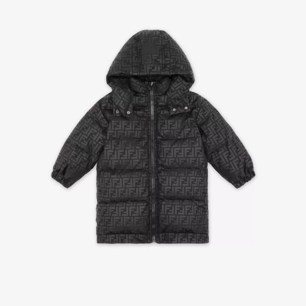 Abbigliamento>Fendi Piumino Junior In Nylon Nero