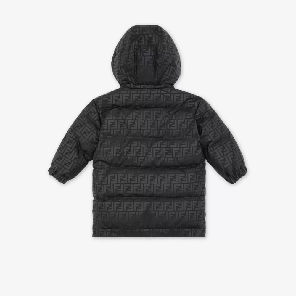 Abbigliamento>Fendi Piumino Junior In Nylon Nero