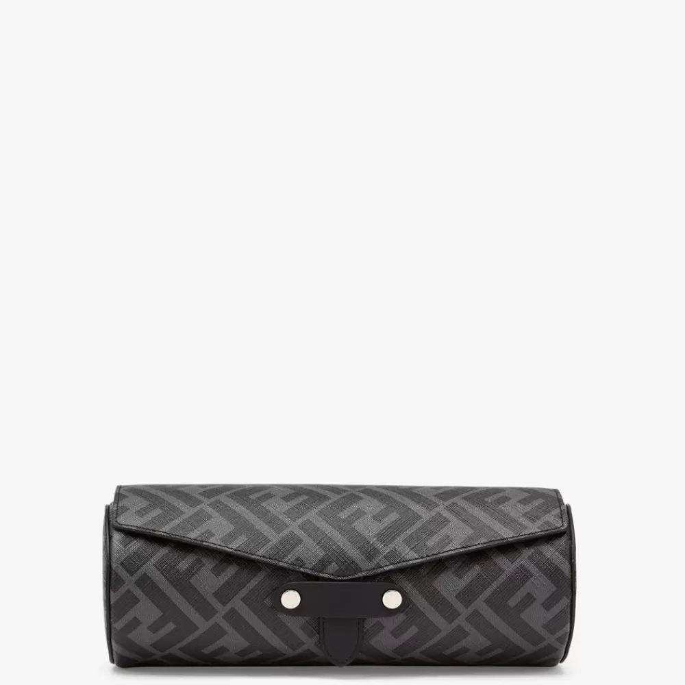 Viaggi E Lifestyle>Fendi Porta Orologi In Pu Nero