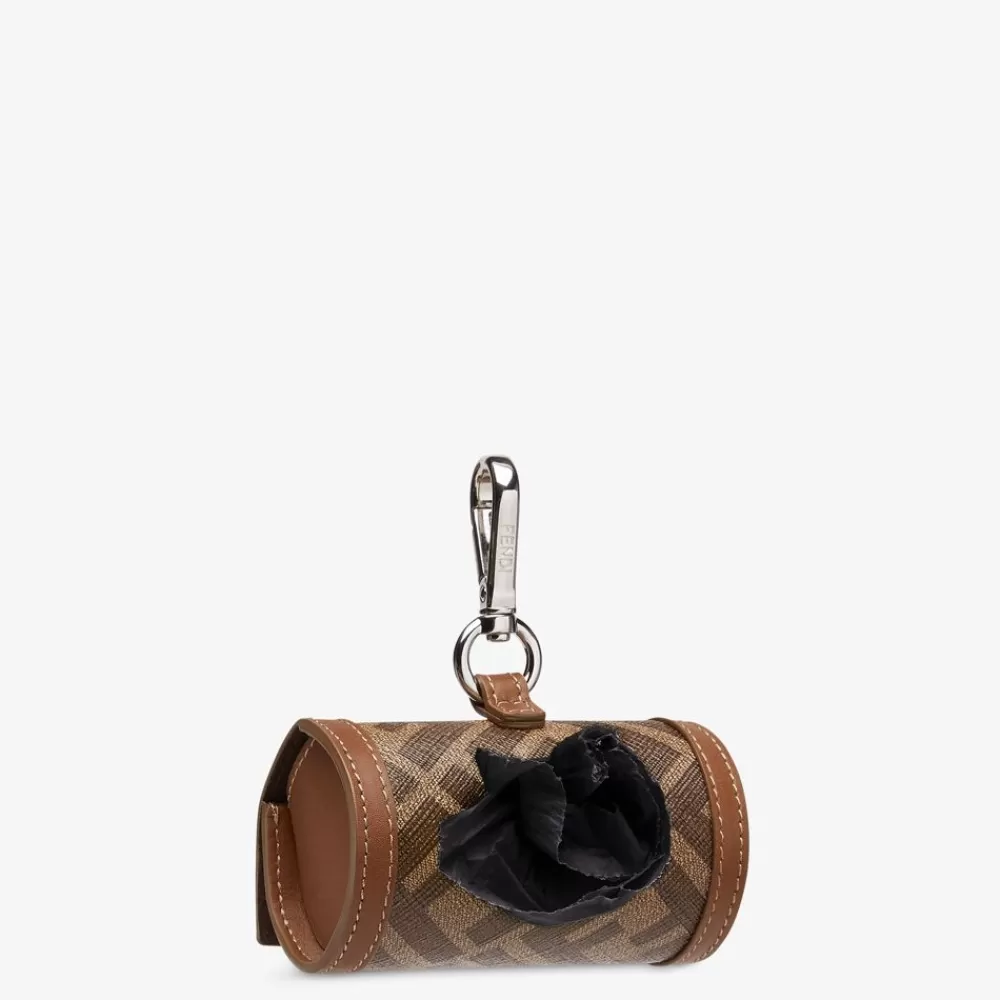 Accessori Per Animali Domestici>Fendi Porta Sacchetti In Tessuto Marrone