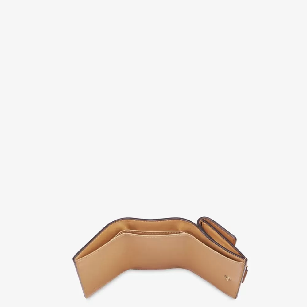 Portafogli Con Catena>Fendi Portafoglio In Nappa Beige