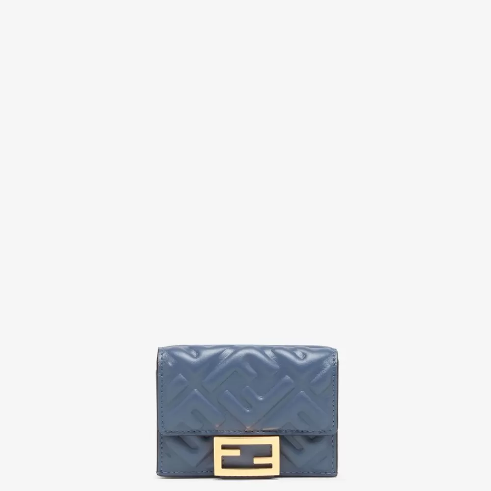 Portafogli Con Catena>Fendi Portafoglio In Nappa Blu