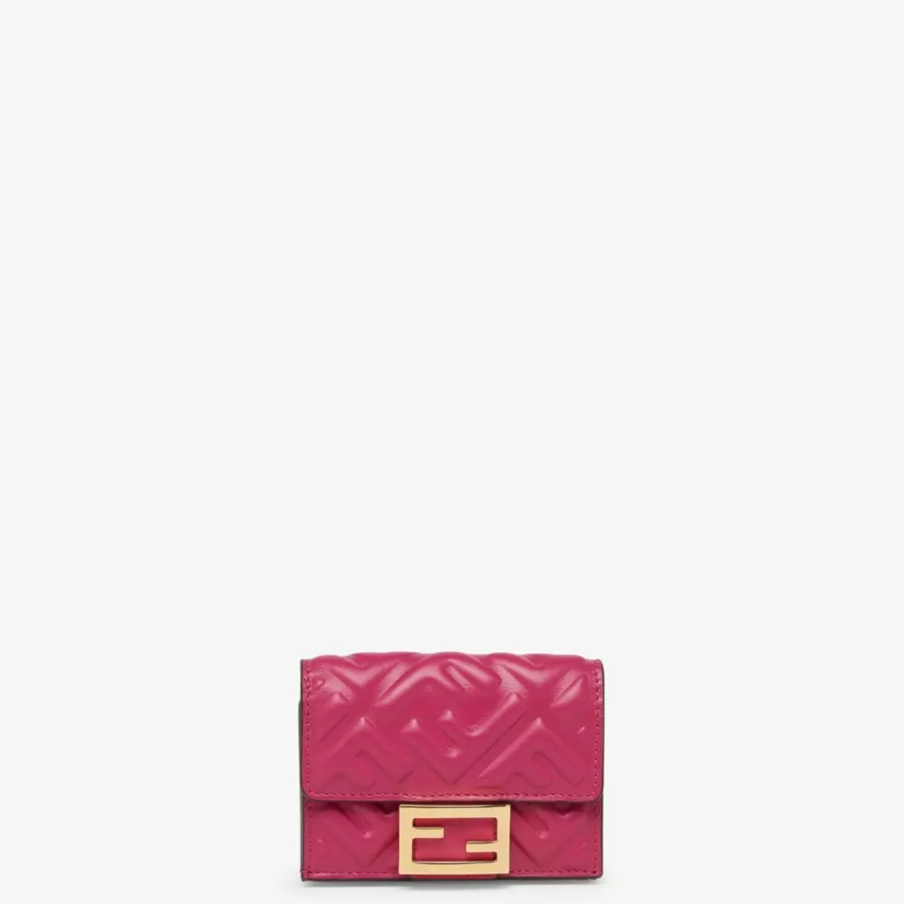 Portafogli>Fendi Portafoglio In Nappa Fucsia