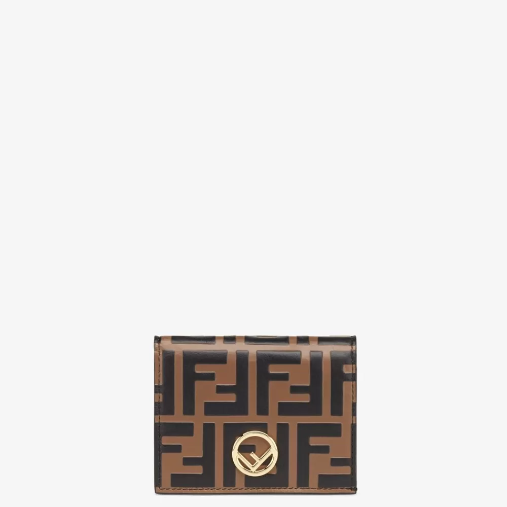 Portafogli>Fendi Portafoglio In Pelle Marrone