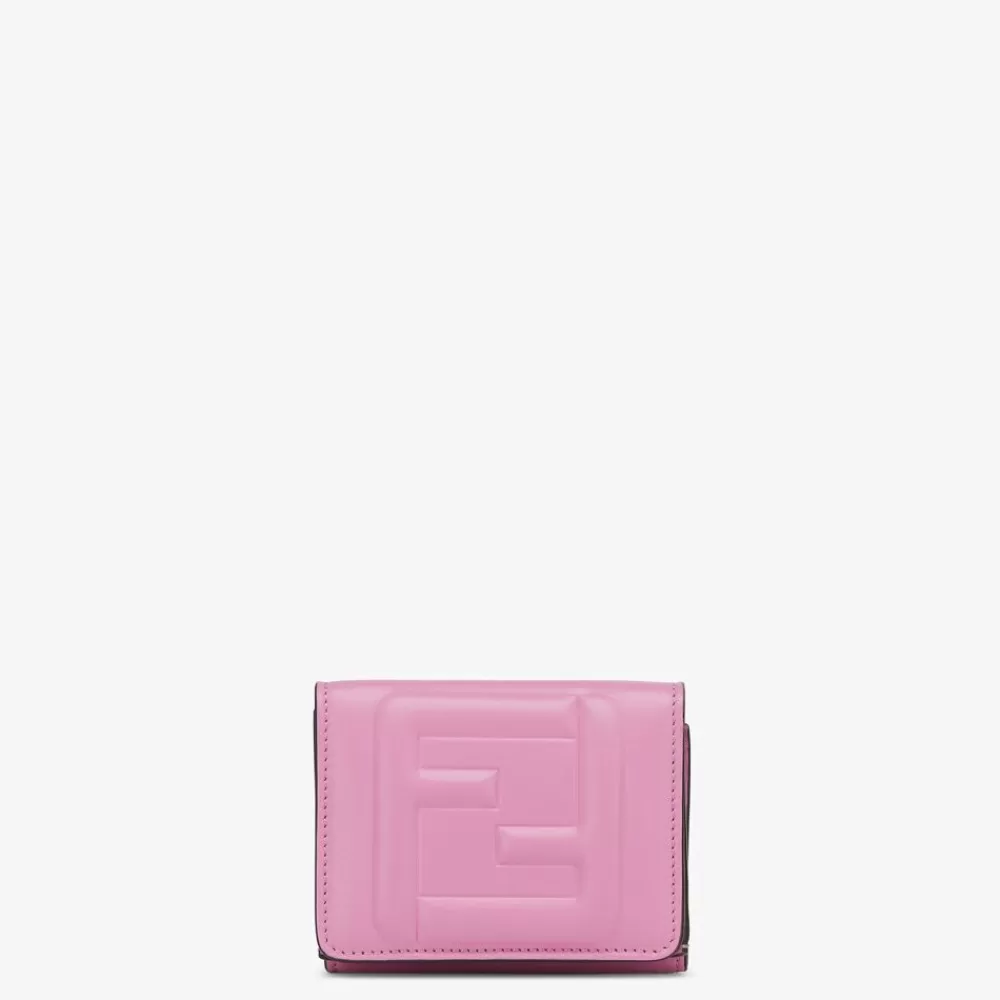 Portafogli>Fendi Portafoglio In Pelle Rosa