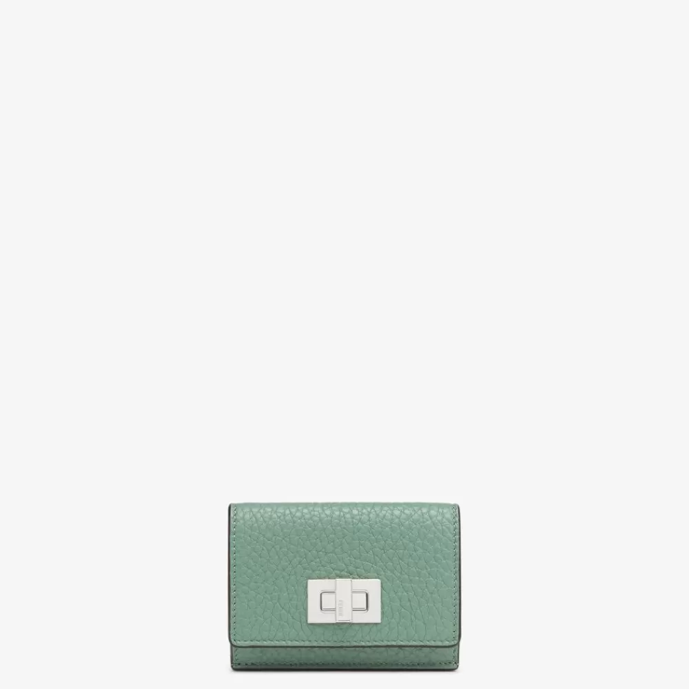 Portafogli>Fendi Portafoglio In Pelle Verde Menta