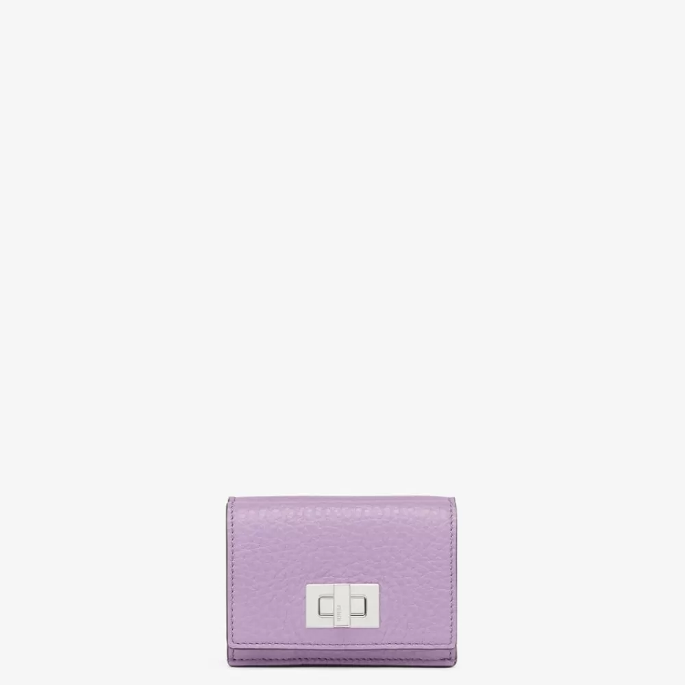 Portafogli>Fendi Portafoglio In Pelle Viola