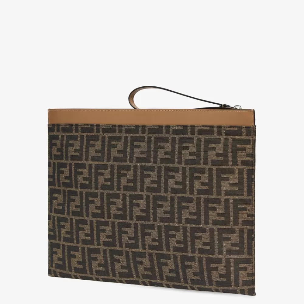 Viaggi>Fendi Pouch In Tessuto Jacquard Ff