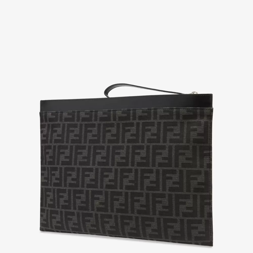 Viaggi>Fendi Pouch In Tessuto Nero