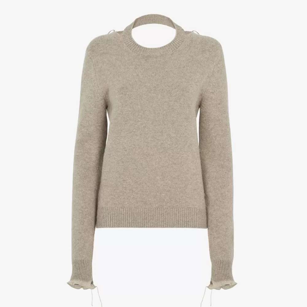 Completi>Fendi Pullover In Cashmere Beige
