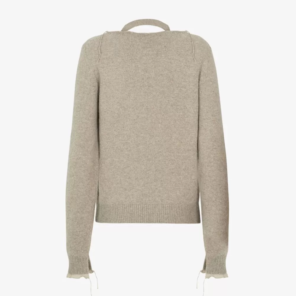 Completi>Fendi Pullover In Cashmere Beige