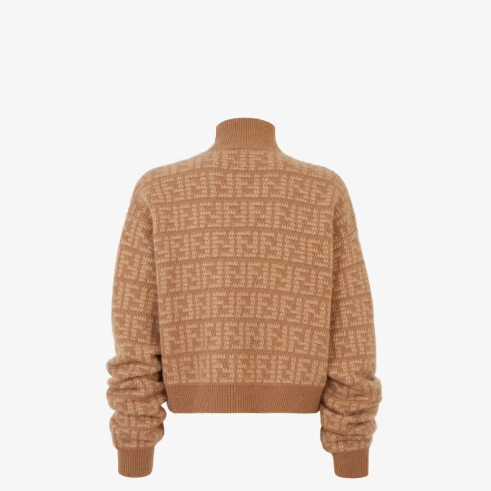 Completi>Fendi Pullover In Cashmere Marrone