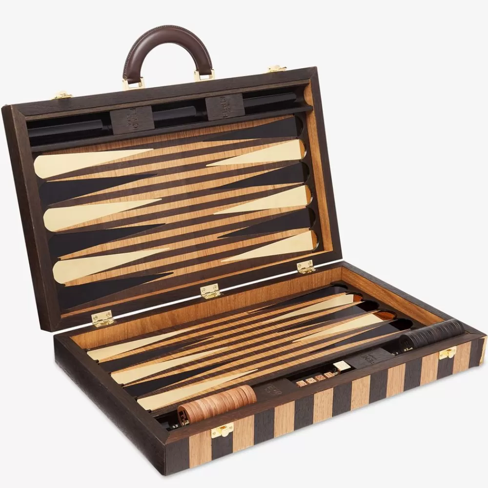 Tempo Libero>Fendi Scatola Backgammon In Legno Pequin