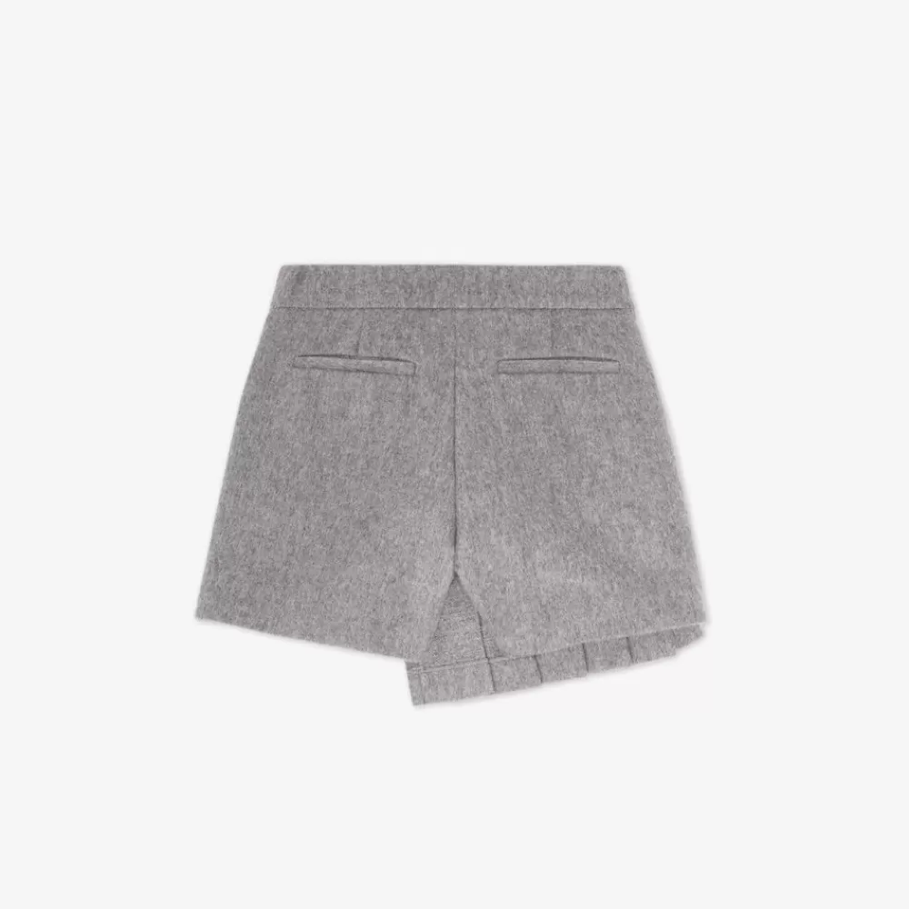 Abbigliamento>Fendi Shorts-Gonna Junior In Flanella Con Plisse