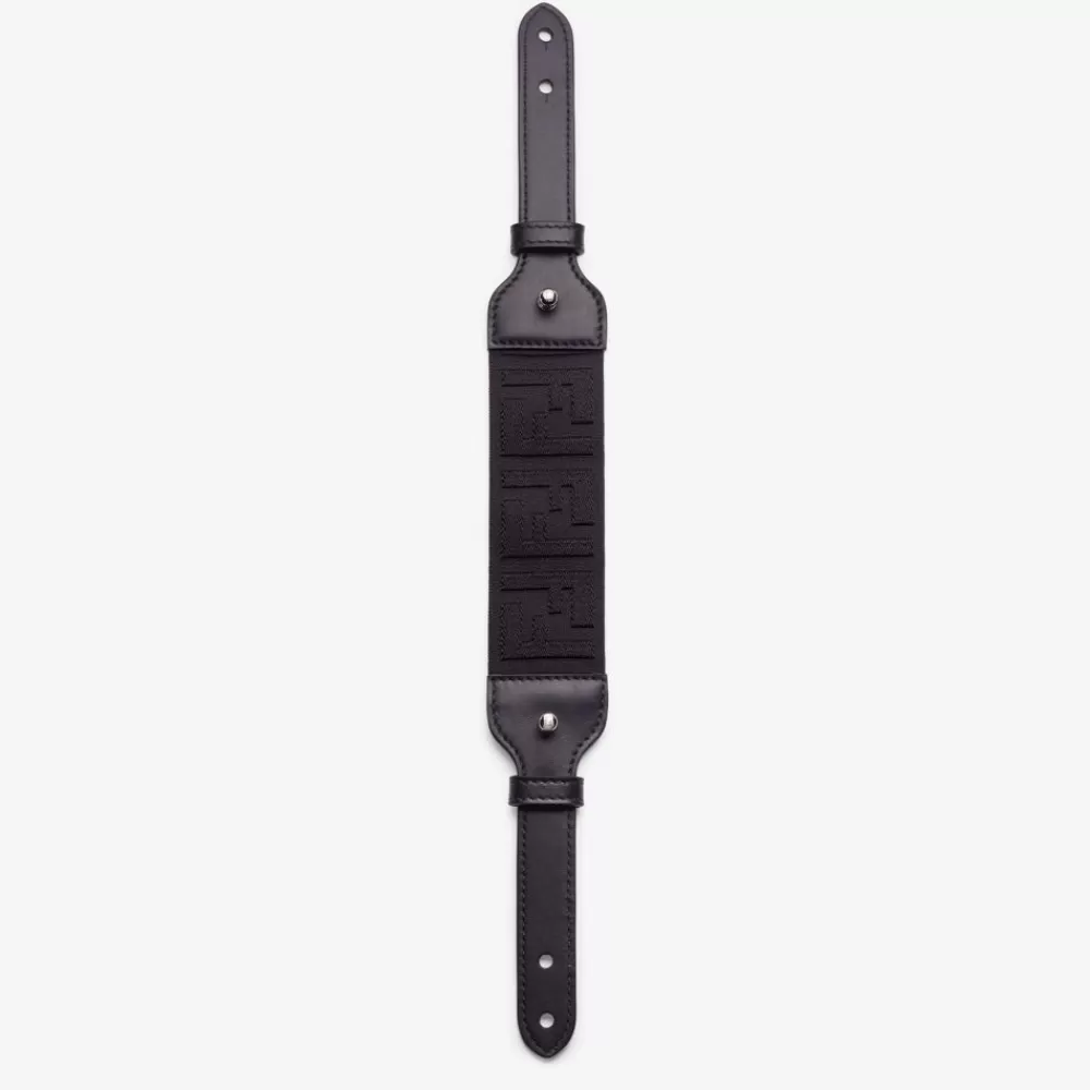 Viaggi E Lifestyle>Fendi Spallaccio In Tessuto Ff Stretch Nero