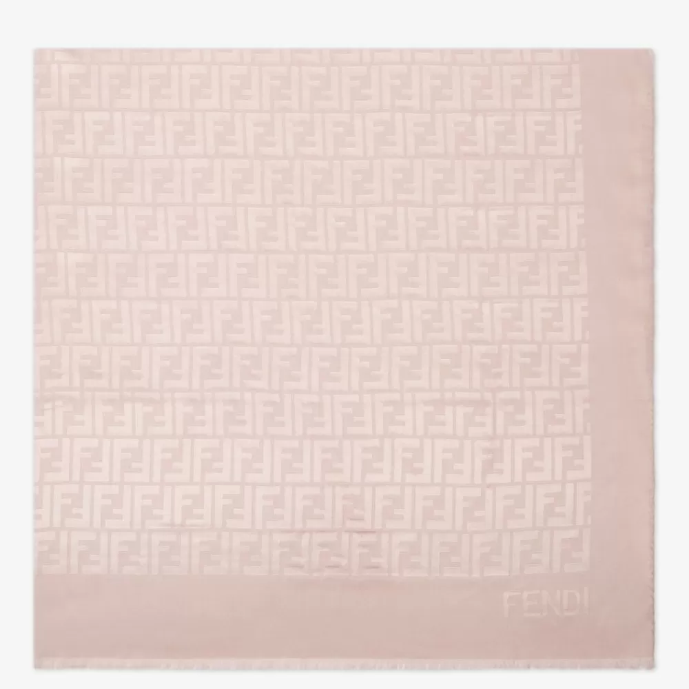 Foulard In Seta>Fendi Stola In Seta Tortora