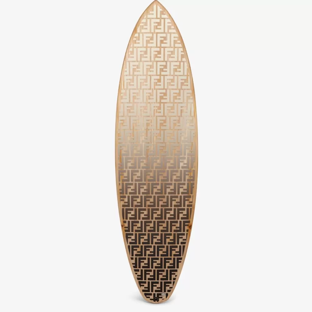 Tempo Libero>Fendi Tavola Da Surf In Legno Marrone