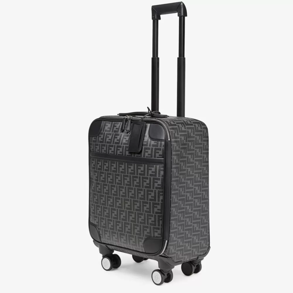 Viaggi>Fendi Trolley In Tessuto Ff Nero