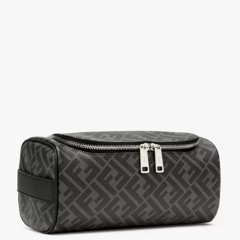 Viaggi E Lifestyle>Fendi Trousse In Tessuto Grigio