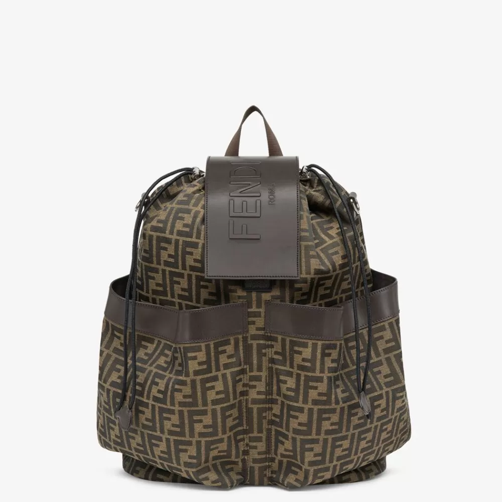 Viaggi>Fendi Zaino In Tessuto Jacquard Ff
